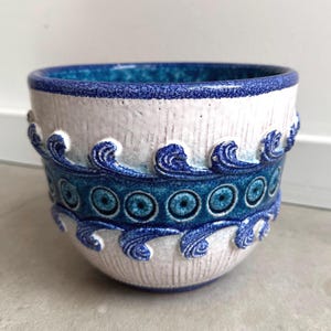 Vintage Fat Lava italiensk keramikplanter