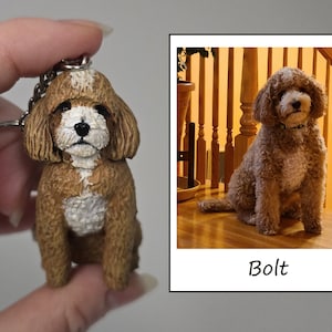 Custom Pet Keychain, Personalized Pets, Pet Portraits, Polymer Clay Pets, Pet Lovers Gift, Personalized Gift Idea, Pet Owner Gift, Mini Pets