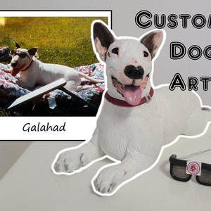 Custom Dog Sculpture, Memorial Dog Gifts, Pet Loss Gifts, Polymer Clay Pets, Wedding Cake Topper, Personalized Pets, Pet Portraits, Dog Art