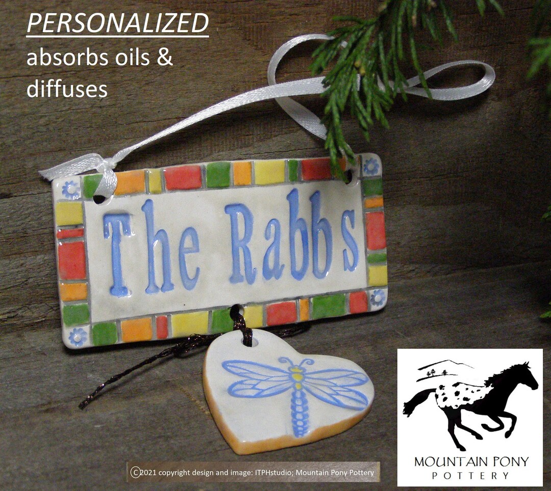 PERSONALIZED Diffuser Ornie CHOOSE COLOR Talavera Majolica Etsy