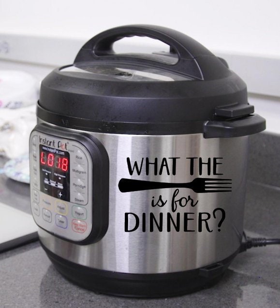 What's Cooking, Retro Rice Cooker Cute Vinyl Sticker 