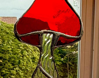 Red Glass Toadstool
