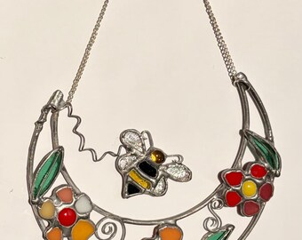 Bee and Flower Suncatcher