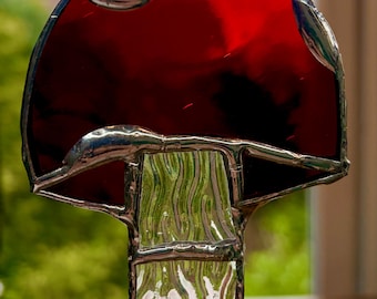 Red Glass Toadstool