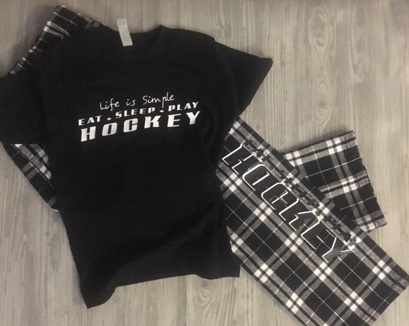 Boys Hockey Pajamas Etsy UK