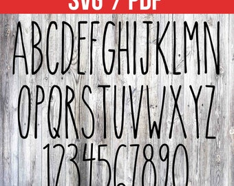 Farmhouse Font SVG & PDF Rae Dunn Inspired