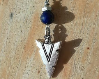 SPEAR Blue LAPIS LAZULI dangling earring