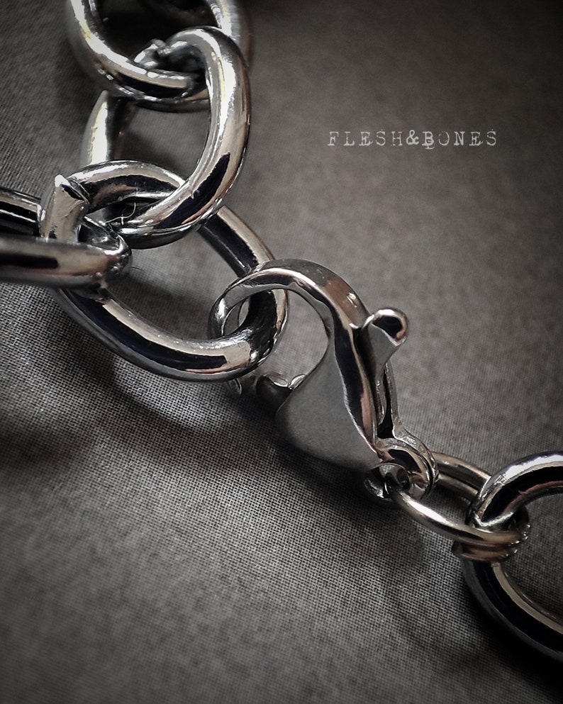 NEXUS chocker necklace, stainless steel, unisex, waterproof image 9