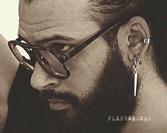 SIGNATURE SET - Grunge Ohrringe - Edelstahl Statement Schmuck
