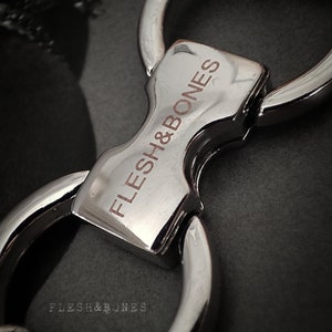 NEXUS chocker necklace, stainless steel, unisex, waterproof image 6