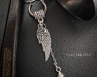 WING AND SPIKE mono-earring