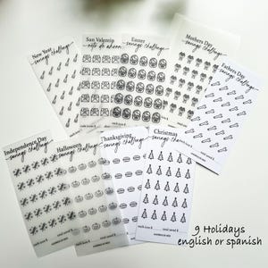Icon Holiday and Seasonal Savings Challenges Bundle | A6 Savings Tracker | Cash Envelope Tracker