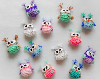mini stuffed owls