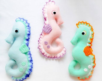 large seahorse stuffed animal