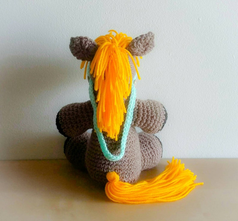 Horse plush toy Crocheted horse Custom Horse Pony Plush Horse Crochet Animal Crocheted Horse Horse stuffed animal MADE TO ORDER