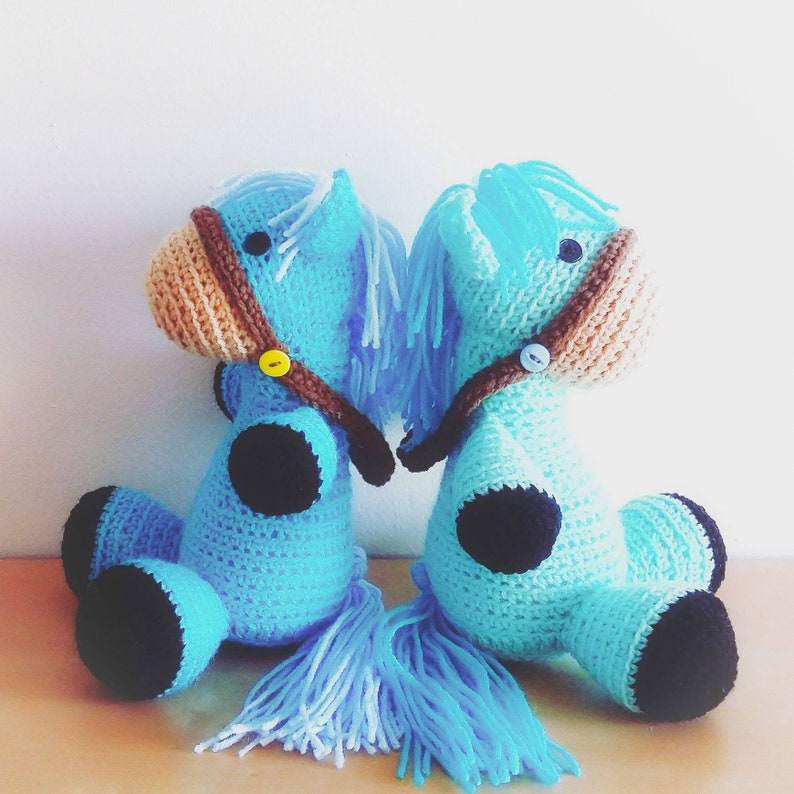 Horse plush toy Crocheted horse Custom Horse Pony Plush Horse Crochet Animal Crocheted Horse Horse stuffed animal MADE TO ORDER