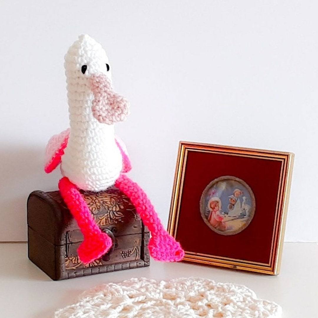 Crochet Spoonbill Stuffed Animal, Handmade Bird Plush - Etsy