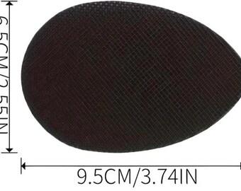 Multi Purpose - Black, Self-Adhesive Sole Protectors to Prevent Slipping and Enhance Traction - 10 Pcs