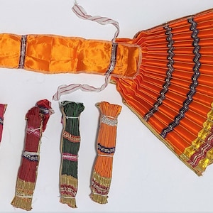 SALE: Varalakshmi/Durga/Lakshmi/Saraswati/Parvati (MATA Ji Lehanga & Chunri/Patka) dress ONLY 12.99