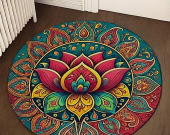 Rangoli Decorative Mat for Entry way or Puja place