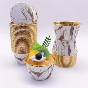 Special Sale! 25 Pcs Disposable Cupcake Cups, Muffin Cups, Heat Resistant Glossy Cupcake Liners, Muffin Molds, Sweet pack