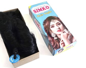 30-Inch Traditional False Hair Extension – For Bharatanatyam, Weddings & Cultural Elegance