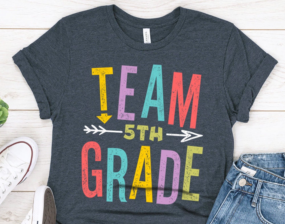 Personalized Team 5th Grade Shirt Teacher Crew Shirts | Etsy