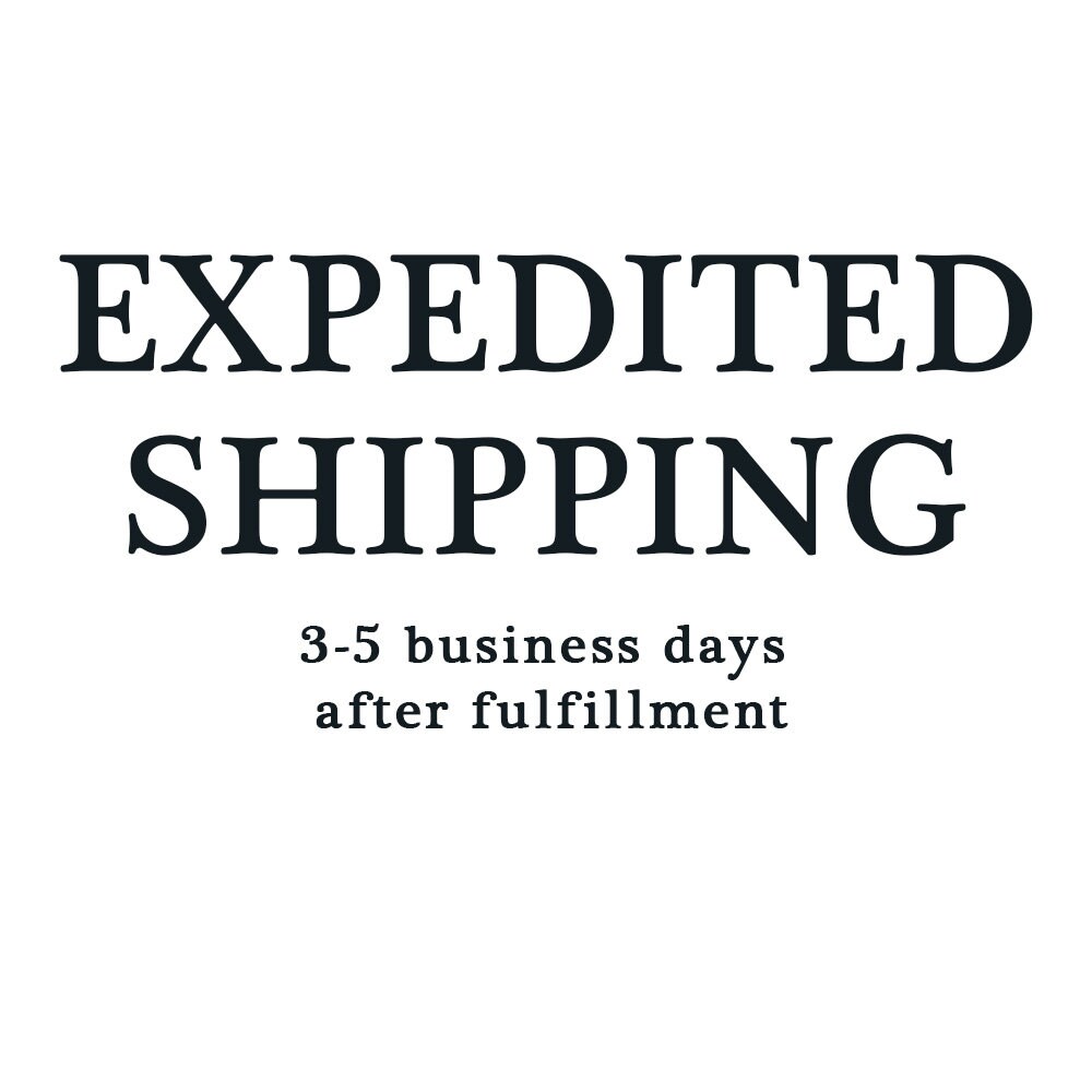 Expedited Shipping Etsy