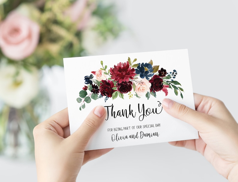Floral Wedding Set Printable Wedding invites Marsala florals Burgundy and Navy wedding invitations Wedding Invitation Cards Template