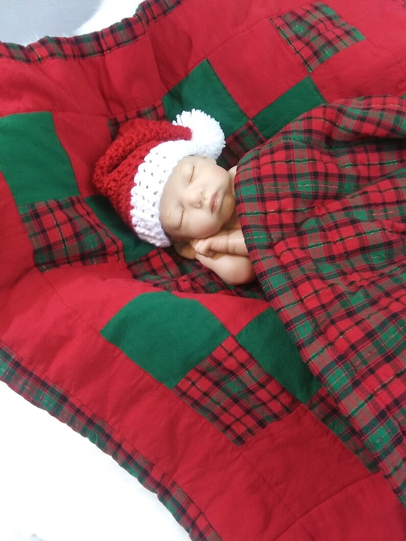 christmas baby blanket