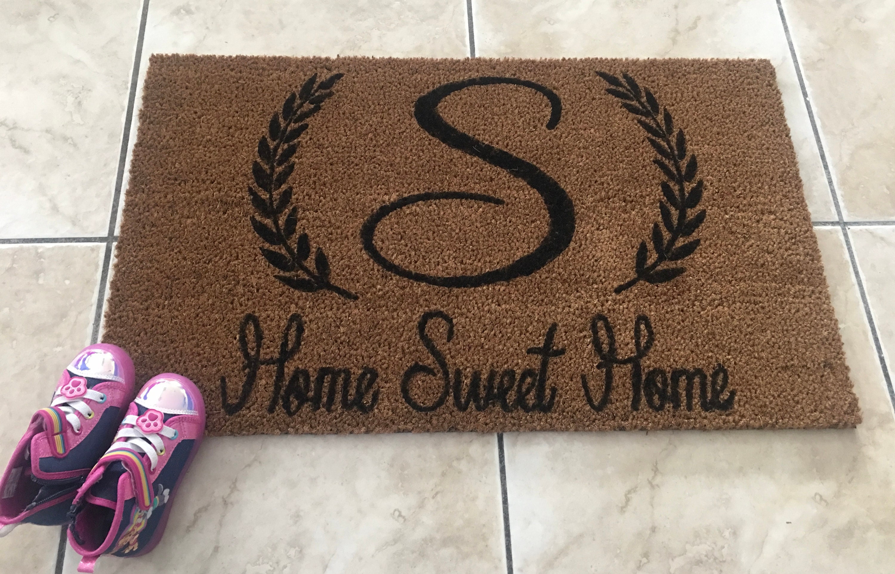 Home Sweet Home Doormat Doormat Coir Doormat Cute Doormat Etsy UK