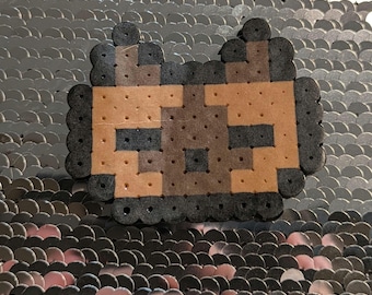 Mini cat- Perler, Keychain, Magent, Earrings