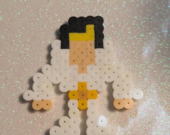 Elvis- Perler, Keychain, Magent, Earrings