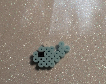 Whale croc charm- Perler can be made into kandi!