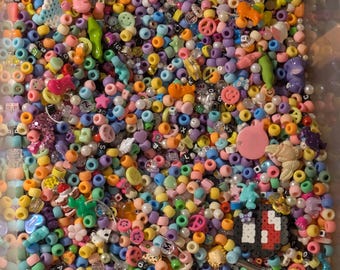 Mixed bead and charms soup!