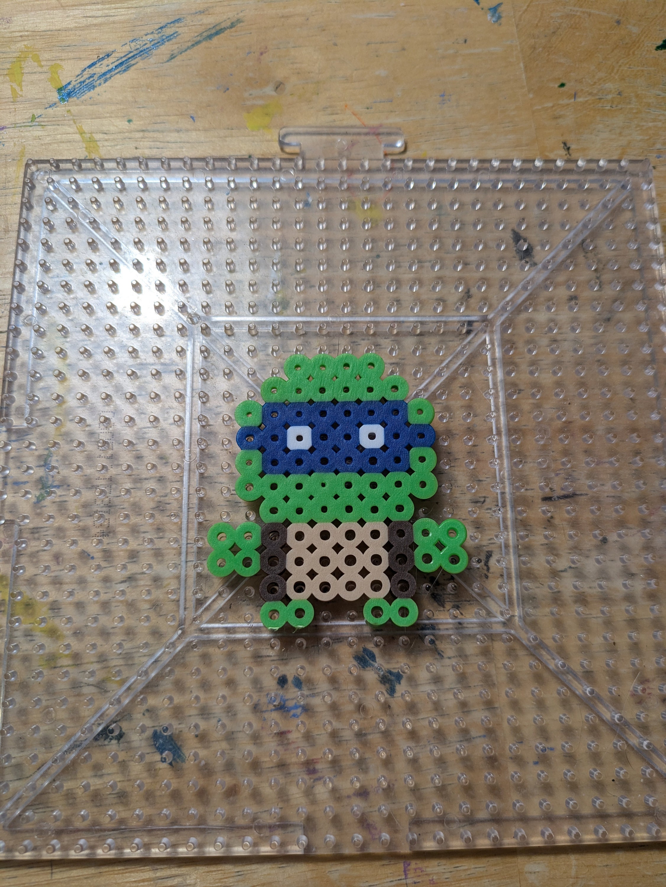 Ninja Turtle- Perler, Keychain, Magent, Earrings - Etsy