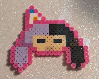 Melanie Martinez- Perler, Keychain, Magent, Earrings