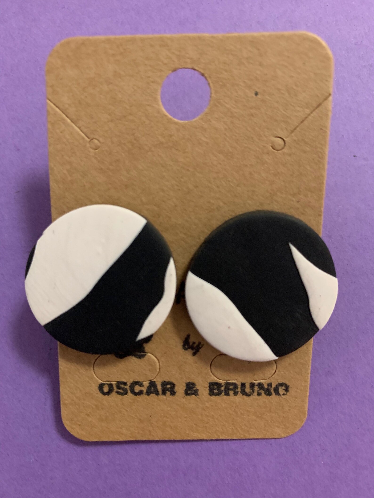 Polymer Clay Stud Earrings Etsy