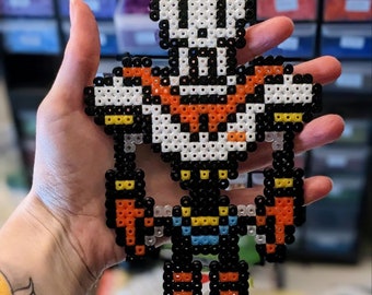 Personajes de UNDERTALE hechos con cuentas termoadhesivas: Sans