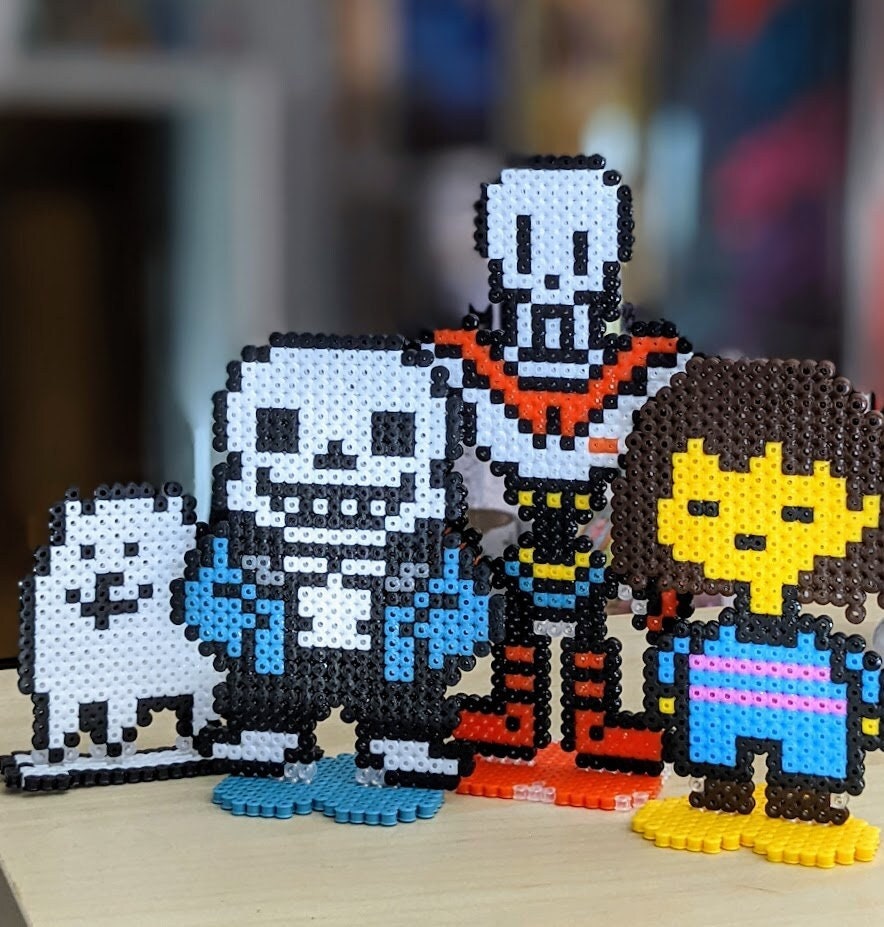 Download Sans Mask Undertale Perler Bead Pattern / Bead Sprite - Sans Pixel  Art PNG Image with No Background 