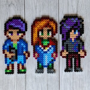 Bachelors / Boyfriends / Spouses from Stardew Valley from Bügelperlen, Perler, Magnets, Stands, Harvey Shane Elliott Sebastian Sam Alex image 3