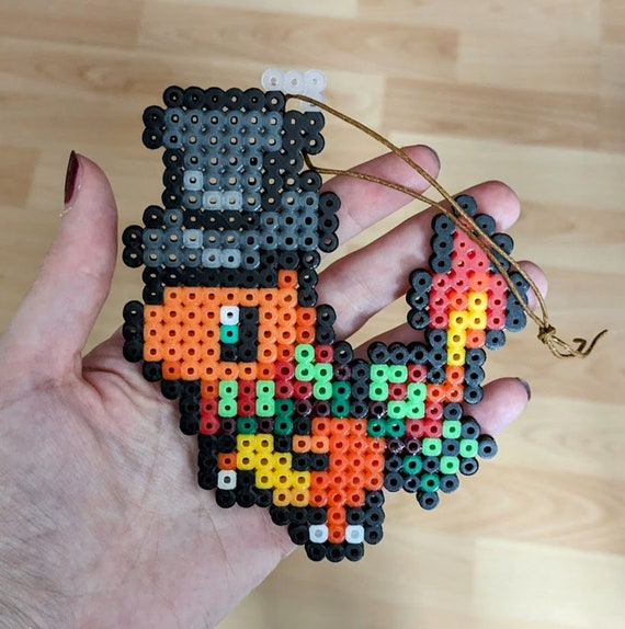 アイロンビーズで作ったクリスマスポケモン飾り 任天堂 クリスマス