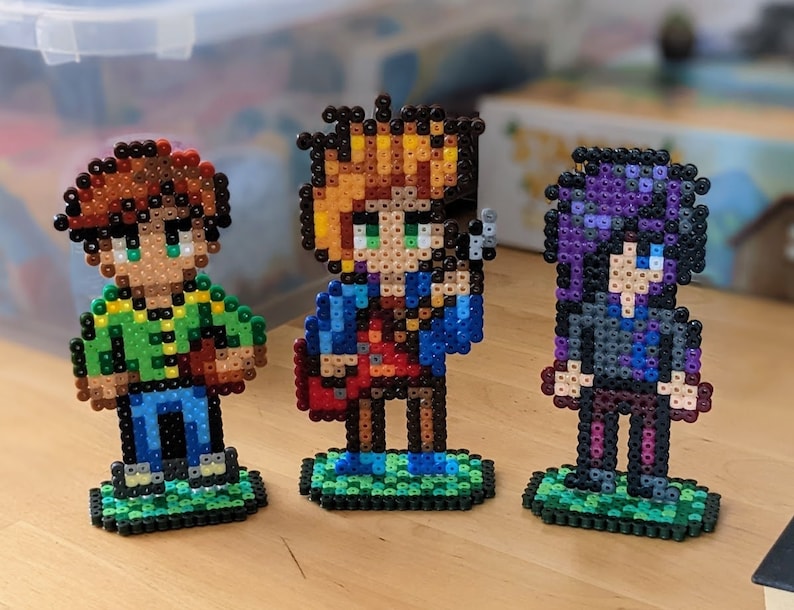 Bachelors / Boyfriends / Spouses from Stardew Valley from Bügelperlen, Perler, Magnets, Stands, Harvey Shane Elliott Sebastian Sam Alex image 2