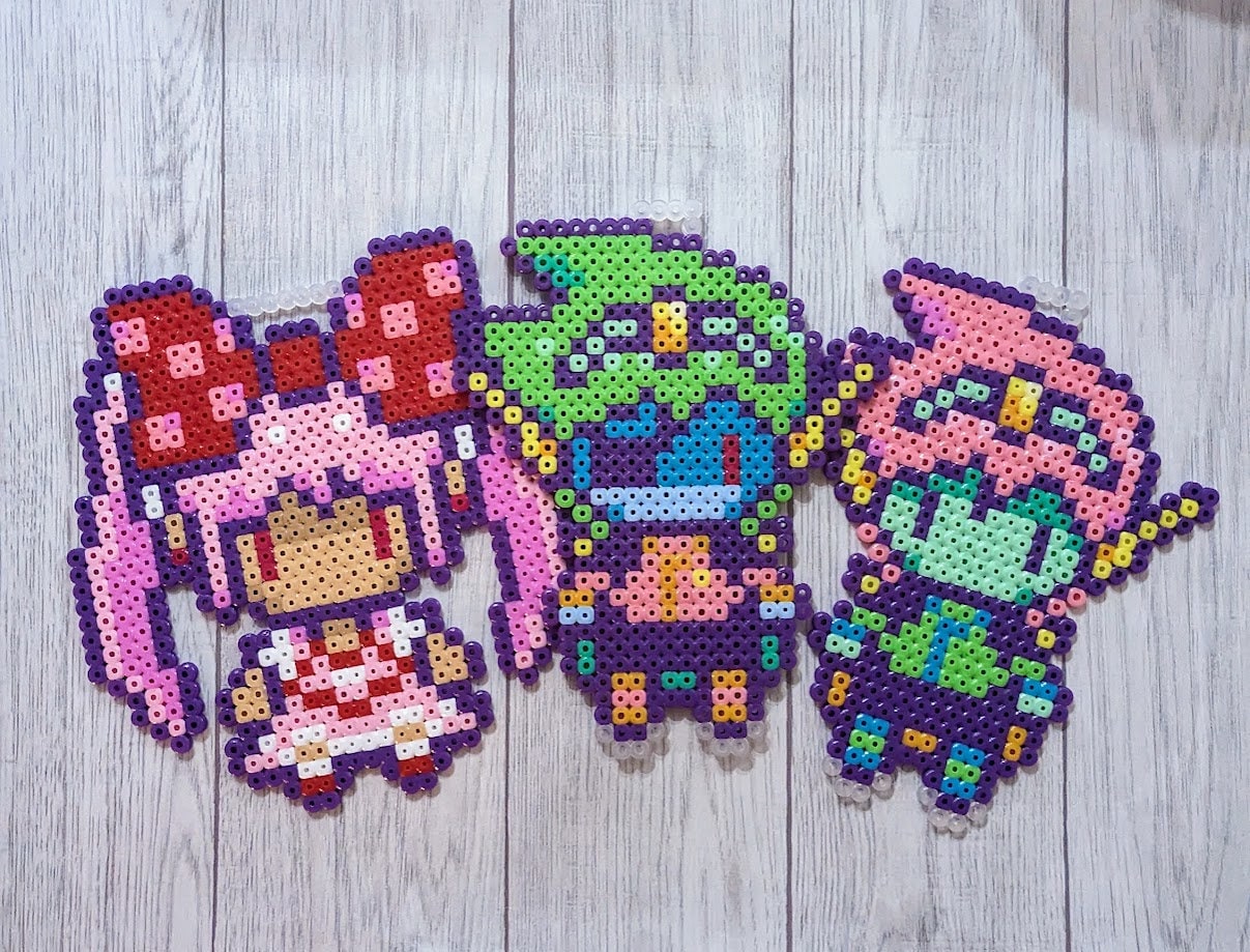 Omori DREAM / HEADSPACE Characters From Fuse Beads Perler 