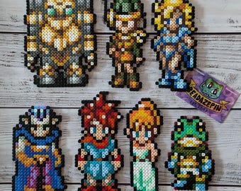 Personaggi di Chrono Trigger realizzati con perline stirabili, Nintendo, SNES, Chronotrigger, HAMA