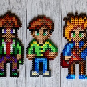 Bachelors / Boyfriends / Spouses from Stardew Valley from Bügelperlen, Perler, Magnets, Stands, Harvey Shane Elliott Sebastian Sam Alex image 4