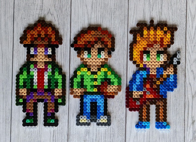 Bachelors / Boyfriends / Spouses from Stardew Valley from Bügelperlen, Perler, Magnets, Stands, Harvey Shane Elliott Sebastian Sam Alex image 4