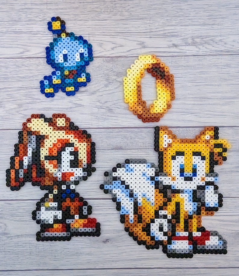 Sonic Advance 2 Hero Chao Perler Bead Pattern, Bead Sprites