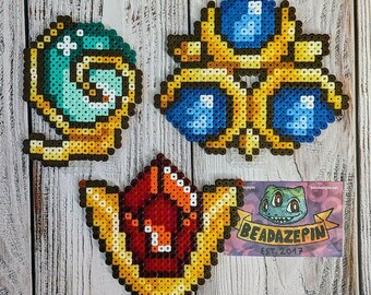 Spiritual Stones (zelda Ocarina of Time) Made of Iron-on Beads