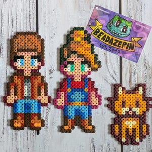 Custom Stardew Valley Character /// Perler, Bügelperlen, Beads, Gaming, Magnets, Stand